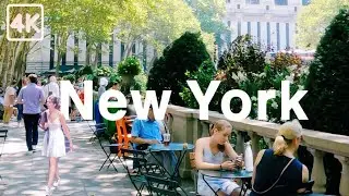 NYC Musical Walk: Broadway Rehearsal in the Bryant Park New York City 4K Ultra HD