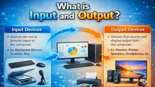 What is Input and Output? 🤯 | Computer Basic for Beginners 🔥.