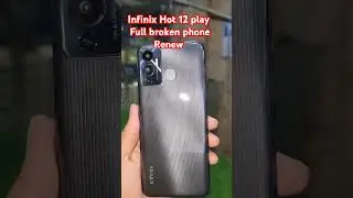 infinix Hot 12 play Panal Change Hot 12 play Replacement lcd unit back cover