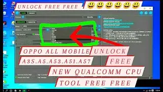 OPPO A3s,A5,A51,A54,A53,A57 FREE UNLOCK || Qualcomm Unlock Tool free || Qualcomm Cpu Unlock Tool