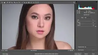 Portrait retouching using Adobe camera raw only