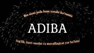 Adiba ismiga video