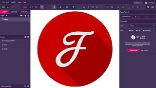 Learn to Draw Google Font Logo/Icon | Gravit Designer Tutorial for Beginner