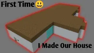 First Time I Made Our House In minecraft | Quswaa gaming #shorts#quswaagaming