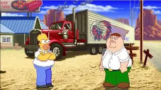 Homer vs Peter Griffin