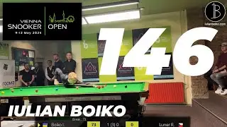 Iulian Boiko 146 vs Radek Luner | 2024 Vienna Snooker Open | Group Stage (09.05.2024)