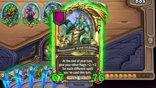 Master Nguyen with gold Slitherspear Lord of Gains and Nagas