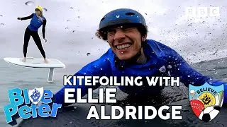Ellie Aldridge Olympic Gold Medallist explains Kite Foiling! | Blue Peter