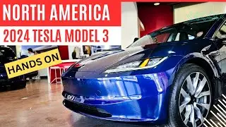 First US 2024 Tesla Model 3 Highland Refresh | Cybertruck Sneak Peak