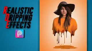 Cara Edit Foto Realistic Dripping Effects di Picsart l Tutorial Picsart