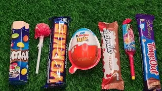 Satisfying video || Kinder Egg And Lollipops  Unboxing Opening || candy and snacks world