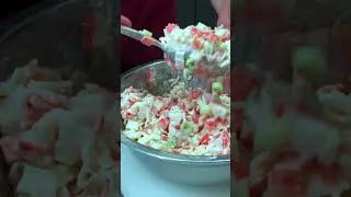 Потрясная закуска из крабовых палочек #закуска
