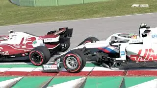 AI REAR ENDING OTHER AI | F1 2021
