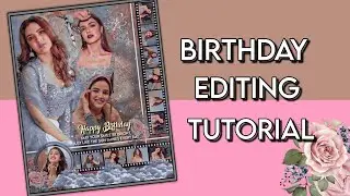 Birthday Editing Tutorial for fanpages//PicsArt editing tutorial for fanpages 💖❤️