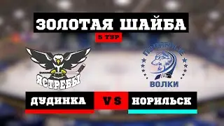 ЗОЛОТАЯ ШАЙБА. 5 ТУР. ЯСТРЕБЫ (ДУДИНКА) VS ВОЛКИ (НОРИЛЬСК) // 24 ФЕВРАЛЯ 2024 // НОРИЛЬСК // ХОККЕЙ