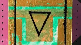 Abstract painting with acrylic paints, glazes, and other mediums - Full tutuorial