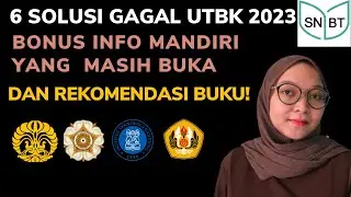 6 Solutions for Failing the UTBK + Tips for Passing the 2023 PTN Independent Path (UM UGM, SIMAK ...