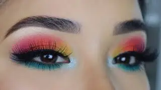 Maquillaje Colorido PASO A PASO
