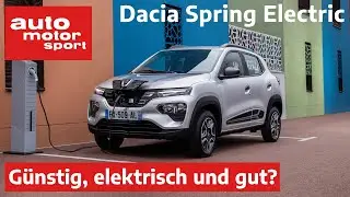 Dacia Spring ELECTRIC (2021): The discount electric car - priority (review) | auto motor und sport