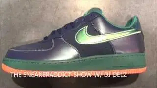 Nike Air Force 1 Mineral Teal Green Glow Orange Sneaker Review