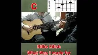 What Was I made for, Billie Eilish + acordes para guitarra 