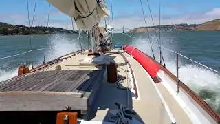 2015.05.25 #2 Sacramento to Berkeley--Approaching the Carquinez Bridge(s)