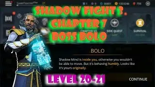 Shadow Fight 3 Chapter 7 defeat boss bolo (second boss) √