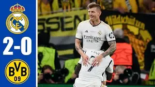 🔴 Real Madrid vs Dortmund Highlights (2-0): Vincius jr goal and Carvajal goal