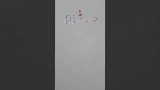 Evaluate (-1)^-(8/7)