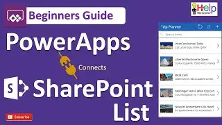 PowerApps using Sharepoint list - PowerApps Tutorial