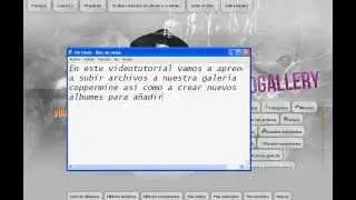 ¿Como crear álbumes y subir archivos a una galería Coppermine?