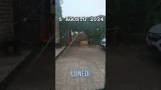 pioggia il 5 agosto 2024.... ASSURDO 😳#pioggia #estate2024 #assurdo