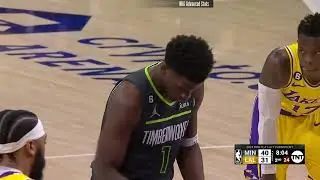 Anthony Edwards 9 pts 8 reb 5 ast vs Los Angeles Lakers | 2023-04-11