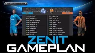 PES 2013 - Best (Zenit St. Petersburg) Gameplan / Formation !!! (HD)