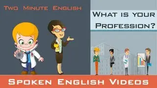 Learn English - Job Vocabulary - Part 2. Professions in English. What's your occupation?