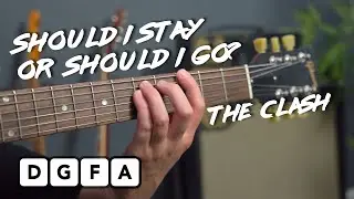 The Clash - Should I Stay Or Should I Go - Guitar Lesson Tutorial