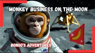 Monkey Business On The Moon | Bongo's Adventures | AI Generated