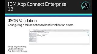 App Connect Enterprise 12: JSON Validation, configuring a failure action to handle validation errors