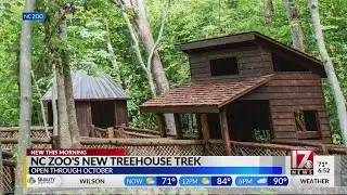 NC Zoo's Treehouse Trek opens Friday