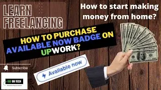 How to purchase AVAILABLE NOW BADGE on Upwork? #Upwork #UpworkTutorial #UpworkGuide #Shorts