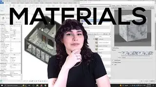 Revit - Introduction to Materials as a Property & the Material Browser
