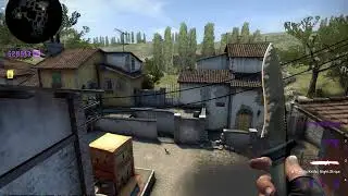 Smoke on haybale from T-spawn inferno