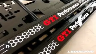 LEDOS Номерные рамки с LED подсветкой