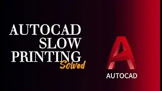 AutoCAD Late Printing Problem - Take Too Much Time While to Print 