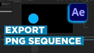 After Effects 2024 Tutorial: Exporting PNG Sequence | Beginner's Guide 2024