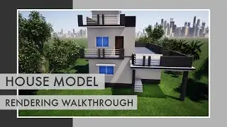 3D House model | Rendering walkthrough