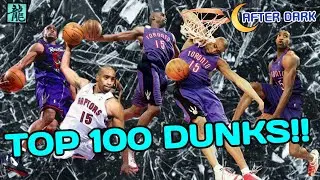 The Top 100 Vince Carter Dunks (reaction)