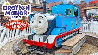 Thomas Land Drayton Manor Full Walkthrough Every Ride and Attraction (Sept 2021) [4K]