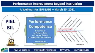 Performance Improvement Beyond Instruction - But Including Instruction