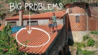 WE NEED TO REBUILD OUR ROOF. Renovating a ruin Portugal 🏰